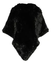 Liu Jo Poncho aus Faux Fur Schwarz