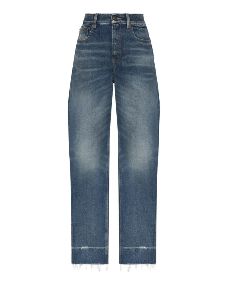 Chloé frayed-hem jeans - Blau Blau