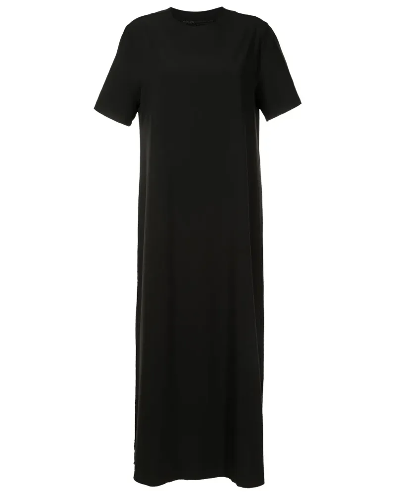 Osklen Superlight T-Shirtkleid - Schwarz Schwarz