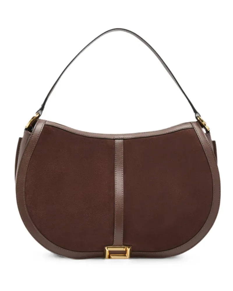 Lancel L Celeste Satchel-Tasche mit Schnalle - Braun Braun