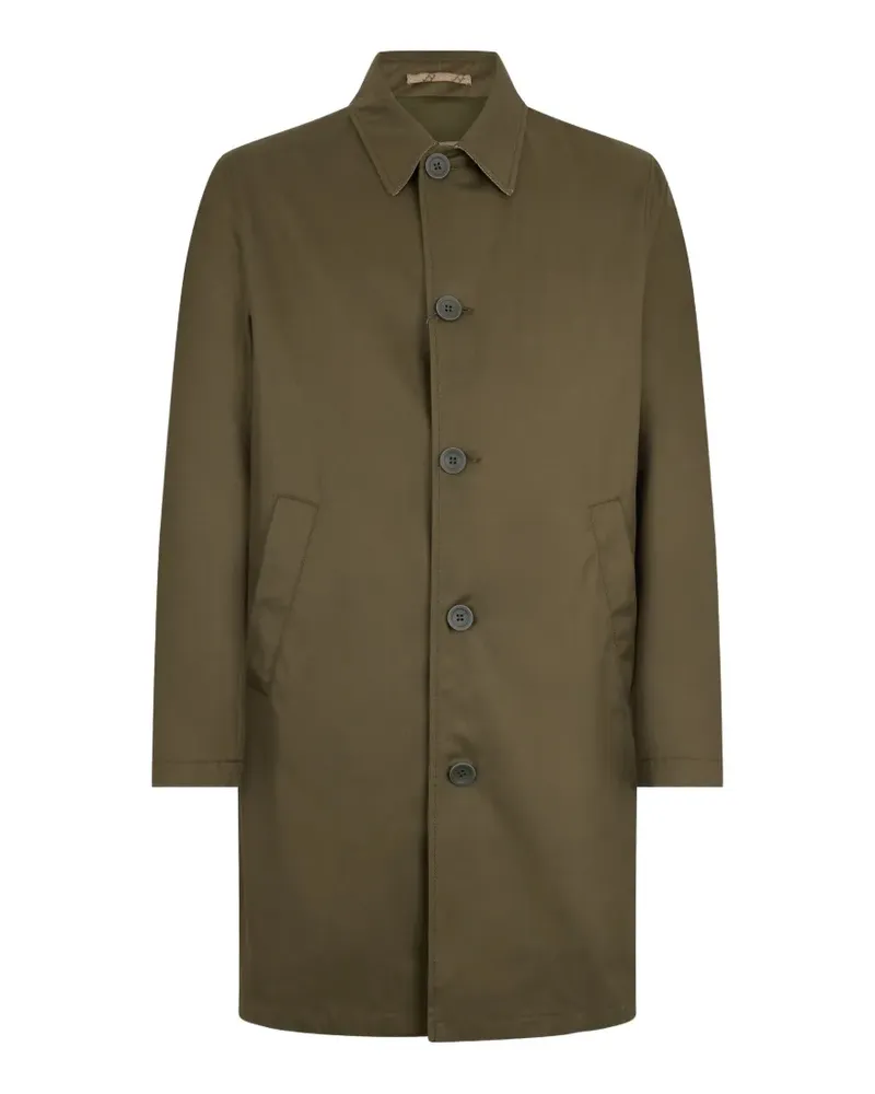 Herno button-fastening coat - Grün Grün