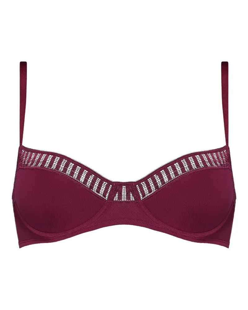 Eres Wattierter BH mit gestreifter Spitze - Violett Violett