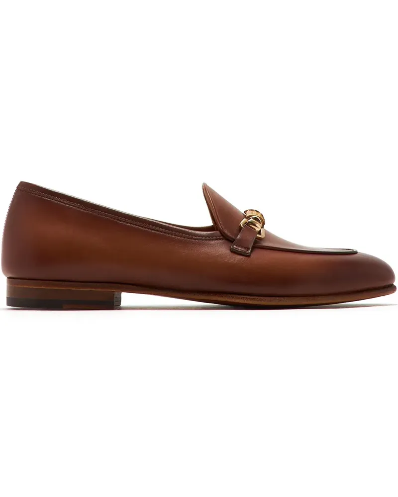 Magnanni Loafer mit Stegverzierung - Braun Braun