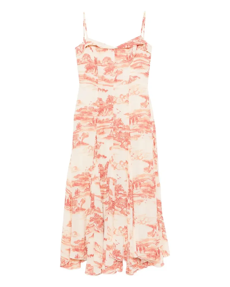 Reformation Fredo Kleid - Nude Nude