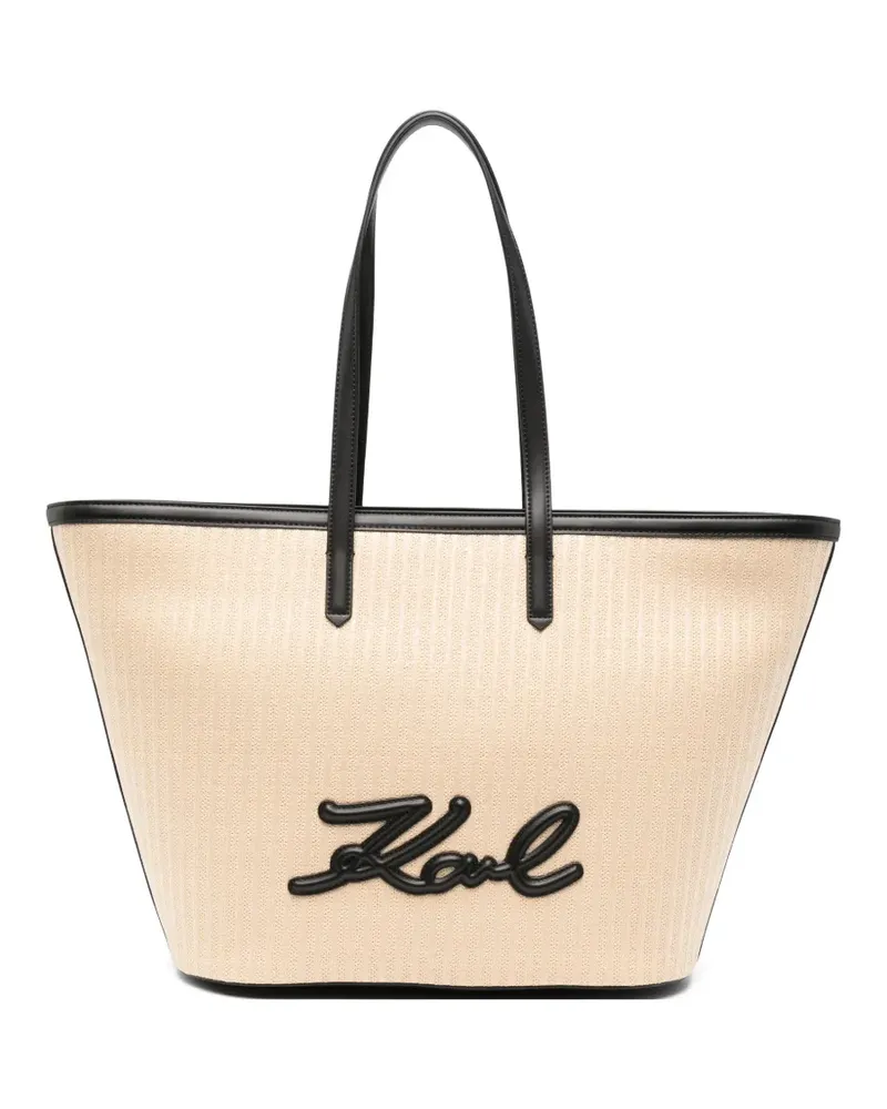 Karl Lagerfeld K/Signature tote bag - Nude Nude