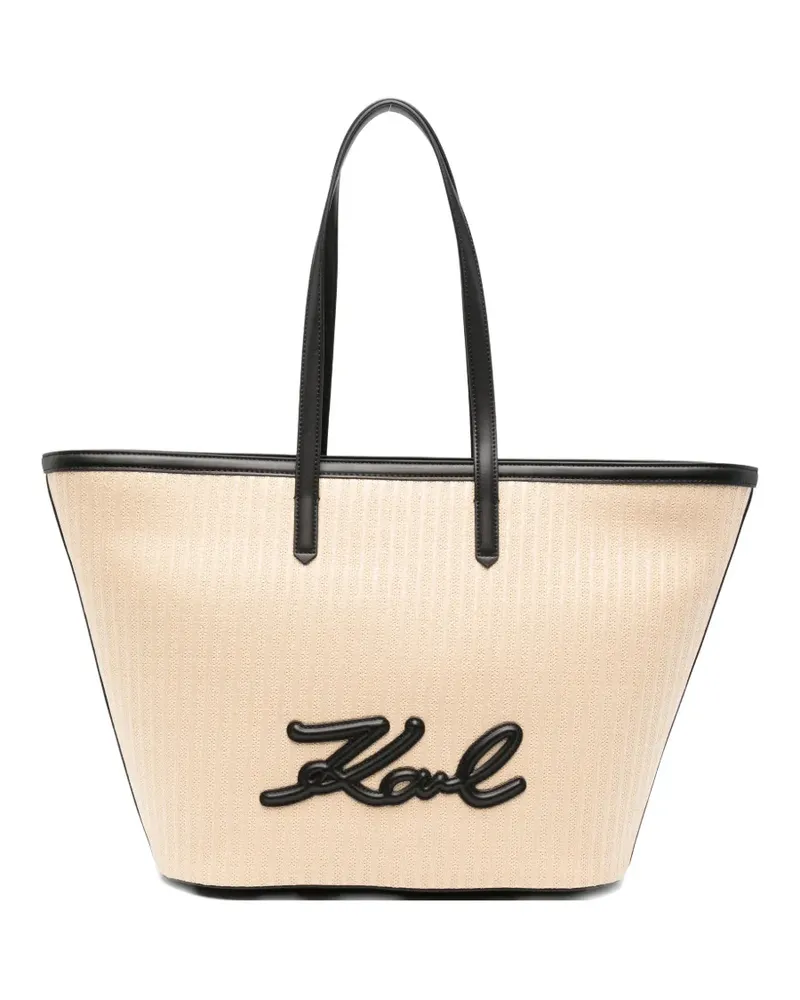 Karl Lagerfeld K/Signature tote bag - Nude Nude