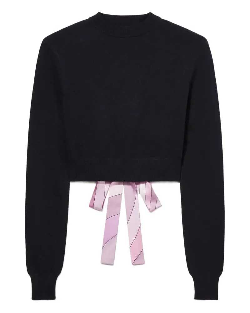 Emilio Pucci open-back top - Schwarz Schwarz