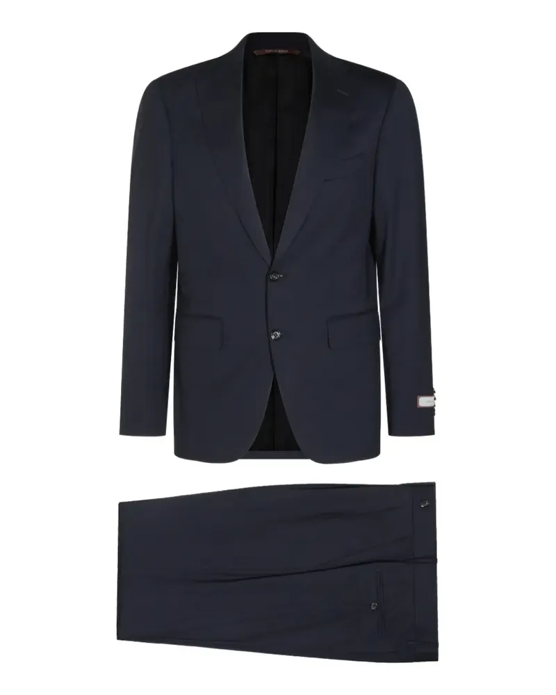 Canali Einreihiger Anzug - Blau Blau