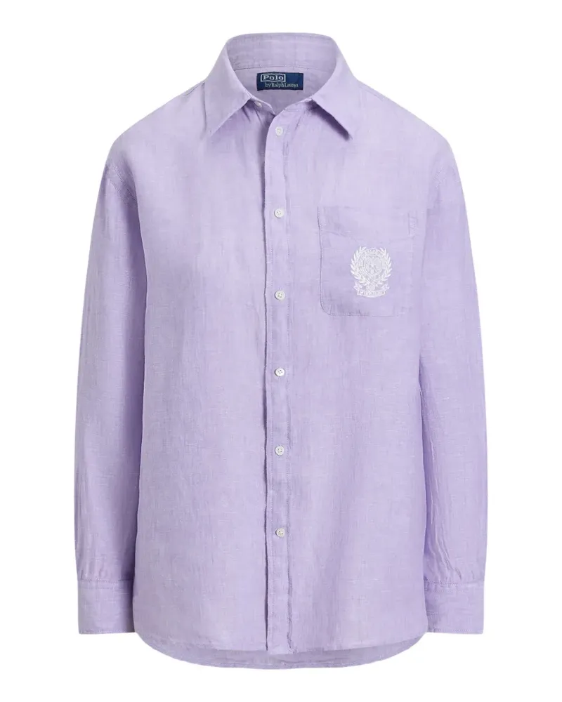 Ralph Lauren Wimbledon Sweatshirt mit Stickerei - Violett Violett
