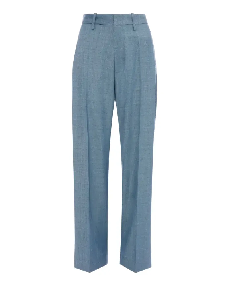 Victoria Beckham Klassische Wollhose - Blau Blau