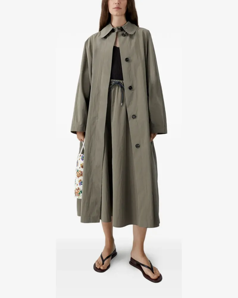 CORDERA batwing-sleeve trench coat - Grün Grün