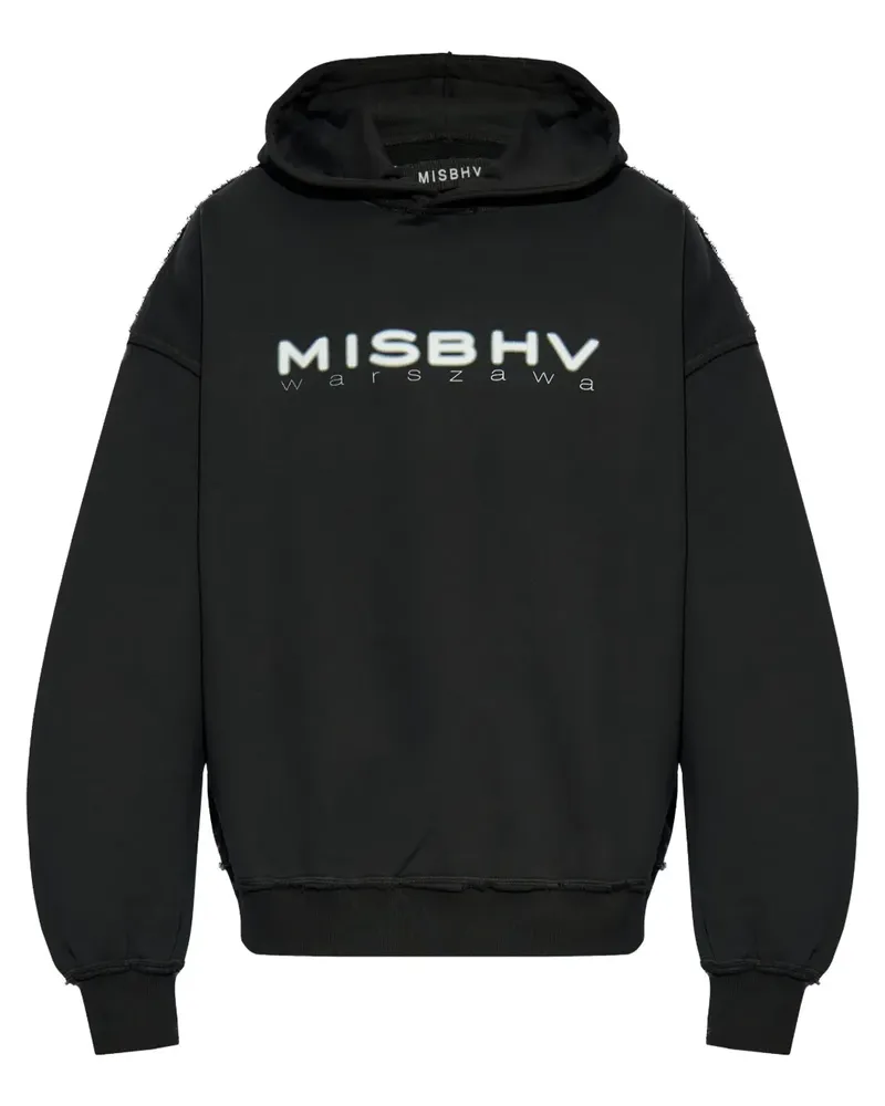 MISBHV Hoodie mit Logo-Print - Schwarz Schwarz