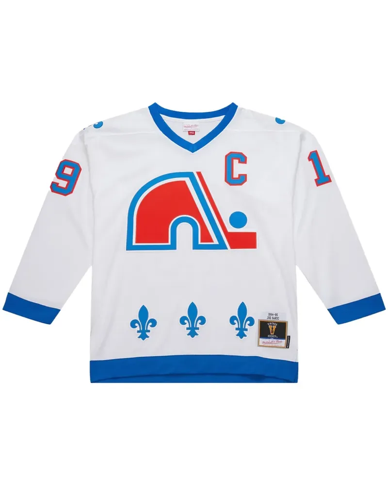 Mitchell & Ness NHL "Nordiques 1994 Joe Sakic" Trikot - Weiß Weiß