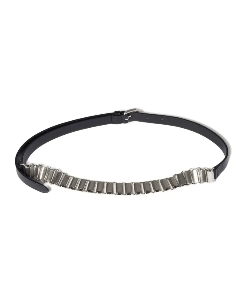 Miu Miu City Gürtel aus Kalbsleder - Schwarz Schwarz