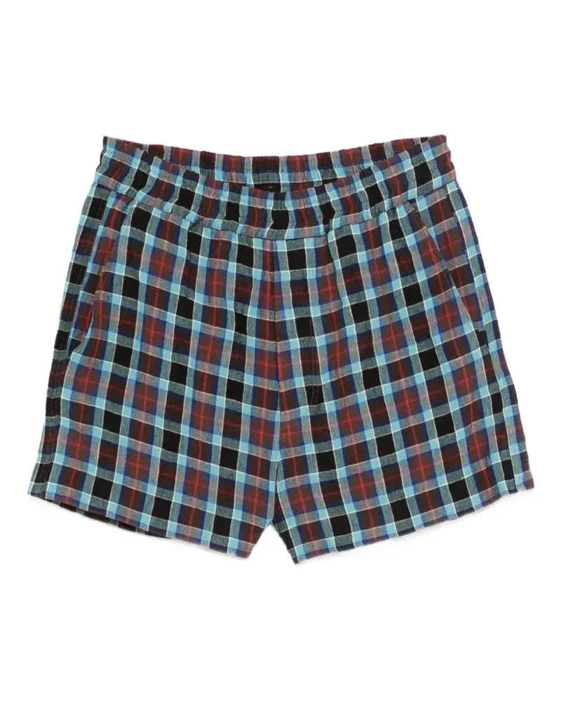 Namacheko Leonida checked shorts - Blau Blau