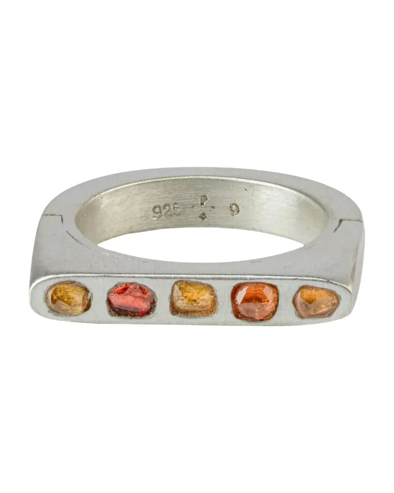 Parts Of Four Sistema Ring mit rosa Saphir - Silber Silber