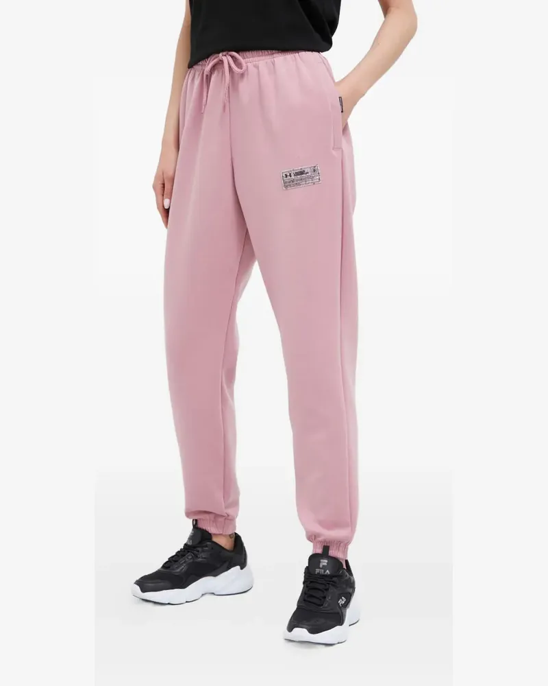 Under Armour drawstring logo track pants - Rosa Rosa