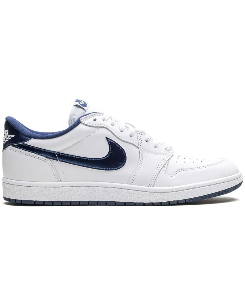 Jordan Air  1 Low 85 "Metallic Navy" Sneakers - Weiß Weiß