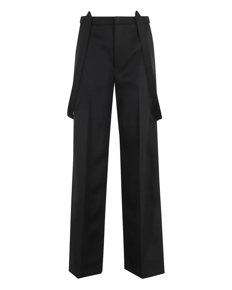Dondup high-waisted trousers - Schwarz Schwarz