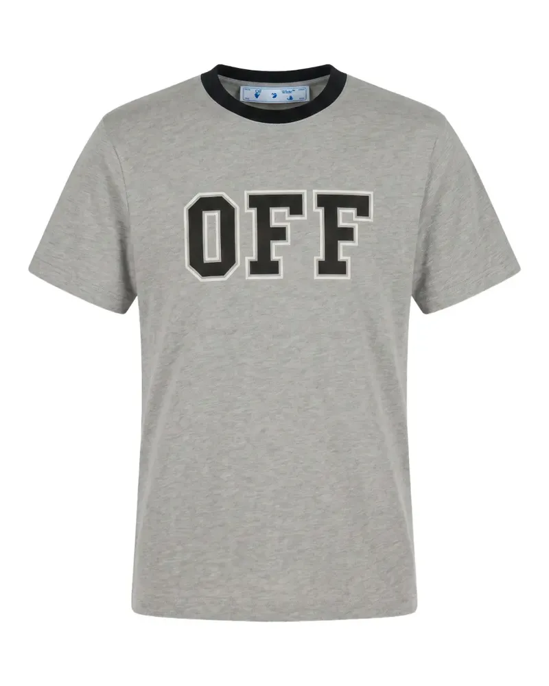 OFF-WHITE T-Shirt mit Logo-Print - Grau Grau
