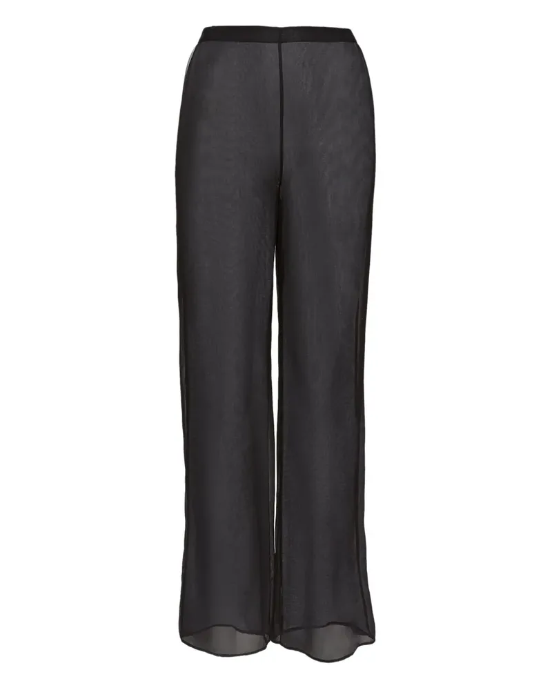 Christopher Esber Semi-transparente Strandhose - Schwarz Schwarz