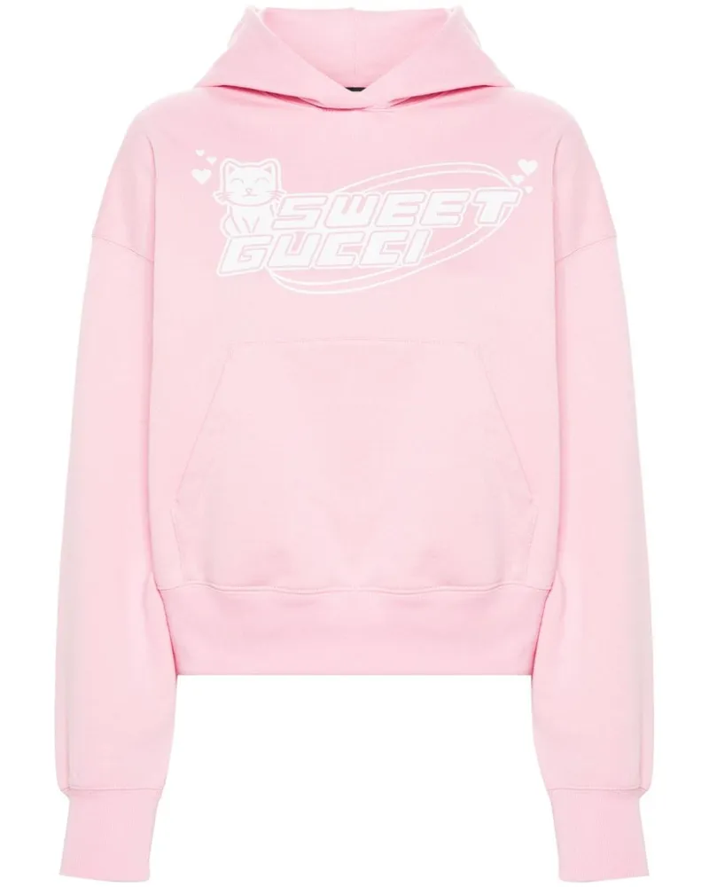 Gucci Hoodie mit Sweet -Print - Rosa Rosa