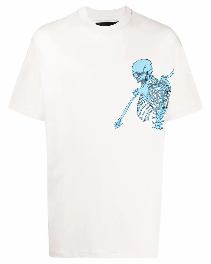 Philipp Plein T-Shirt mit rundem Ausschnitt - Nude Nude