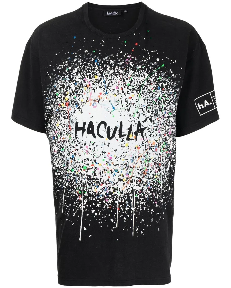 Haculla T-Shirt mit Graffiti-Print - Schwarz Schwarz