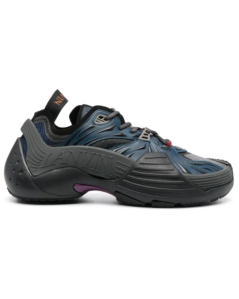 Lanvin Sneakers mit Logo - Blau Blau
