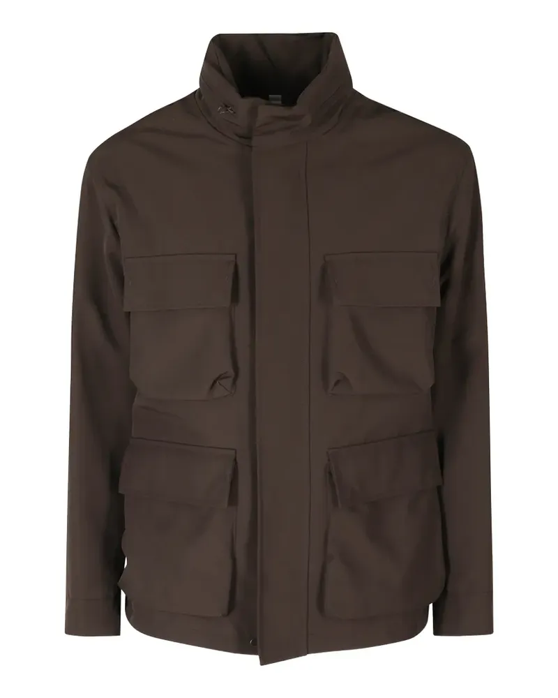 DUNO Trevor B Jacke im Military-Stil - Braun Braun