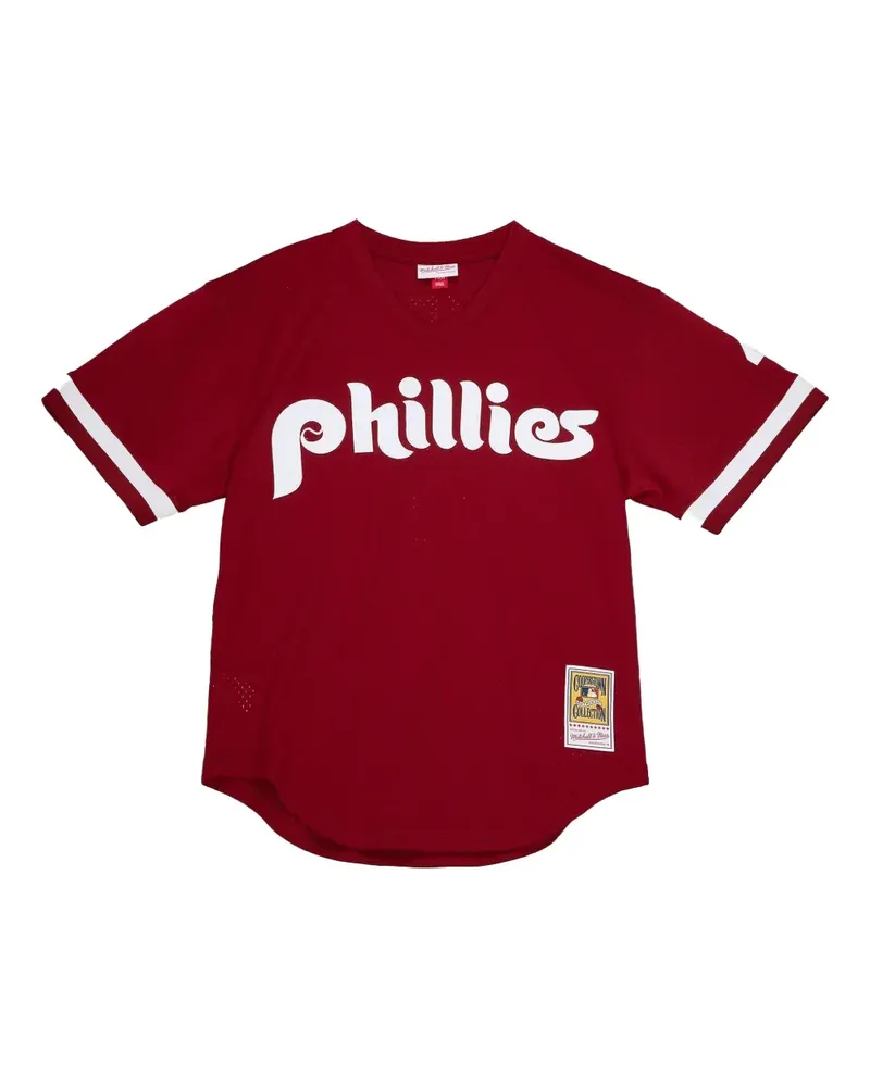 Mitchell & Ness MLB Phillies 1991 Lenny Dykstra T-Shirt - Rot Rot