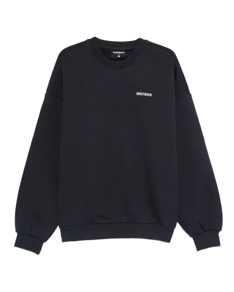 WRSTBHVR Neni V2 logo-detail sweatshirt - Blau Blau