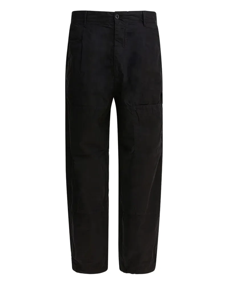 C.P. Company Hose mit aufgesetzter Tasche - Schwarz Schwarz