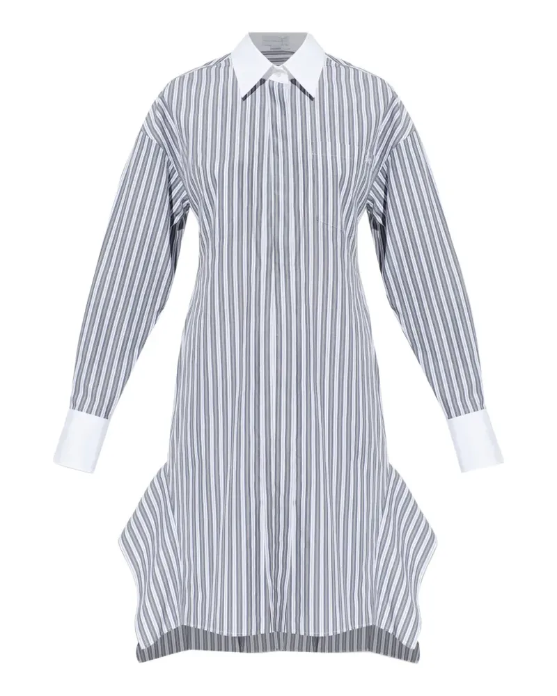 Stella McCartney striped shirt mini dress - Grau Grau