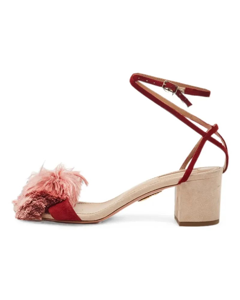 Aquazzura Lotus Blossom open-toe sandals - Rosa Rosa