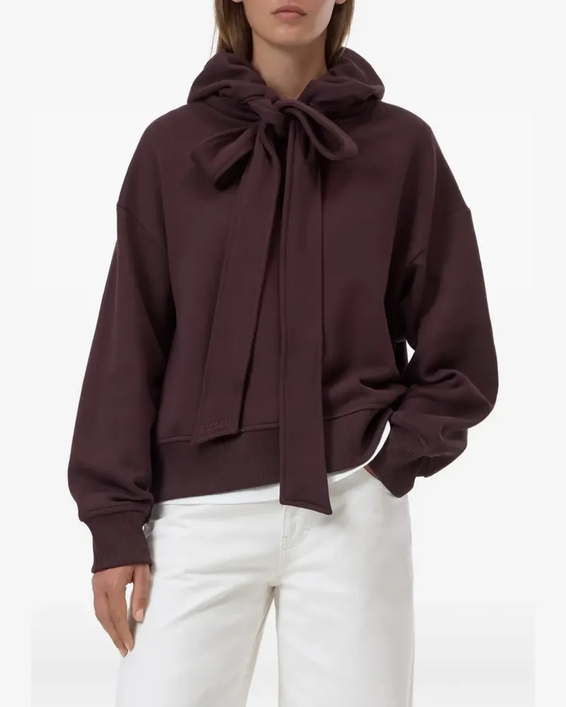 Closed Hoodie mit tiefen Schultern - Braun Braun
