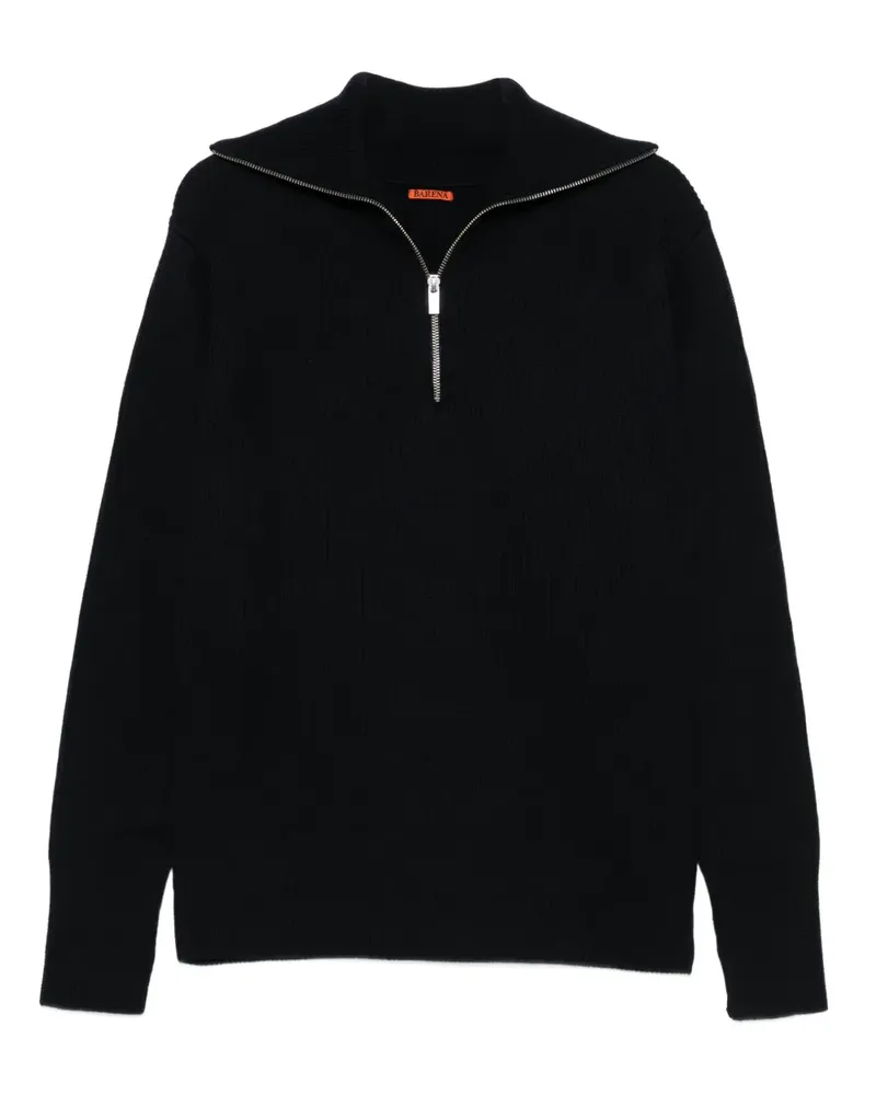 BARENA Pullover mit Reißverschluss - Blau Blau
