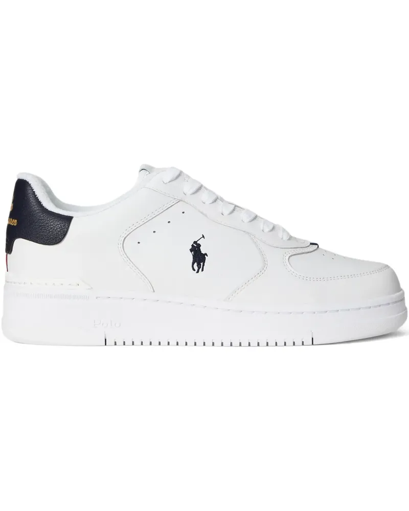 Ralph Lauren Master Court Sneakers - Weiß Weiß