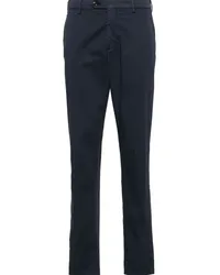 LARDINI Halbhohe Tapered-Chino Blau