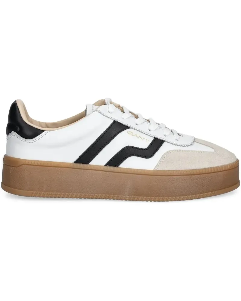 Gant Sneakers mit Streifen - Weiß Weiß