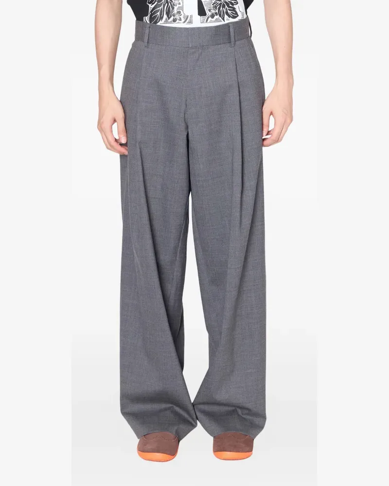 kolor Plissierte Hose - Grau Grau