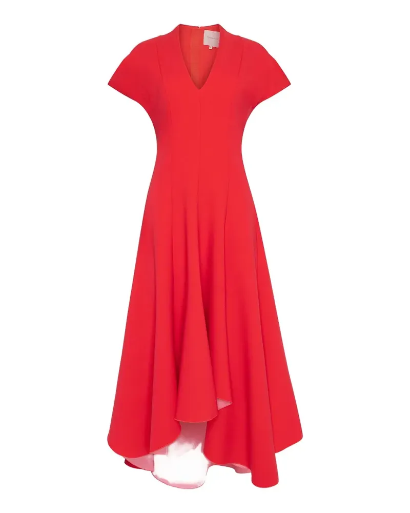 Roksanda Ilincic Sapha asymmetric midi dress - Rot Rot