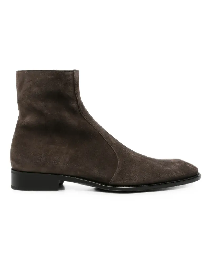 Saint Laurent Desert-Boots aus Wildleder - Braun Braun
