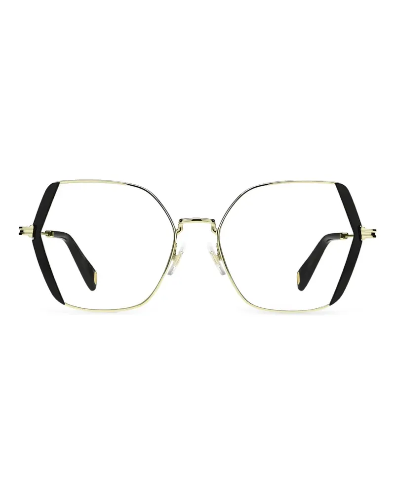 Marc Jacobs geometric-frame glasses - Gold Gold