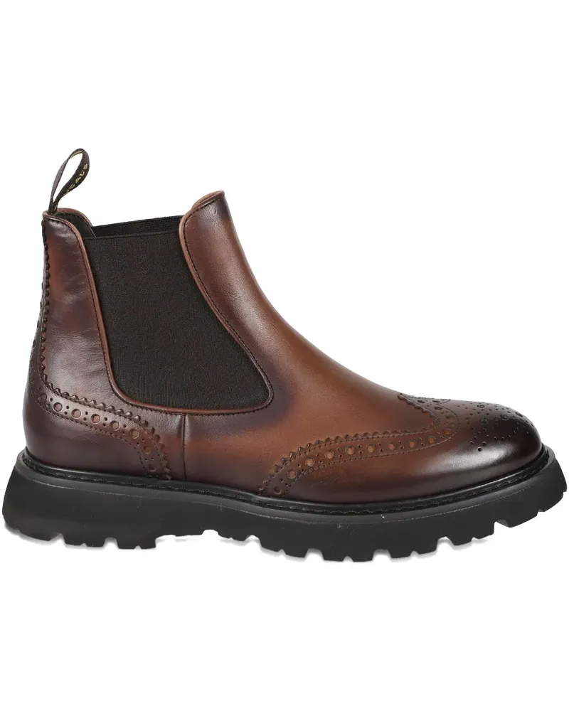 Doucal´s leather Chelsea boots - Braun Braun