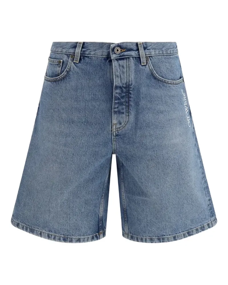 OFF-WHITE Jeans-Shorts mit Arrow-Motiv - Blau Blau
