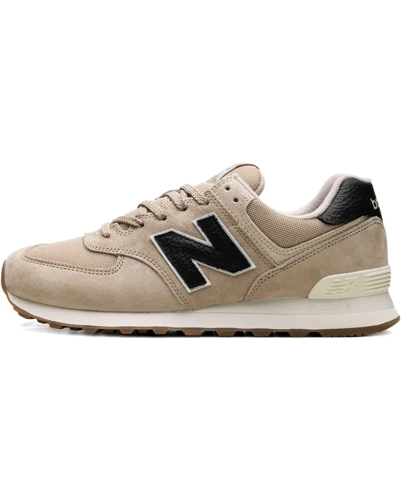 New Balance 574 "Black/Beige" Sneakers - Nude Nude