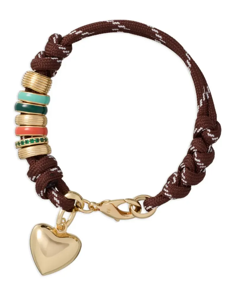 Roxanne Assoulin Armband mit Herz-Anhänger - Braun Braun