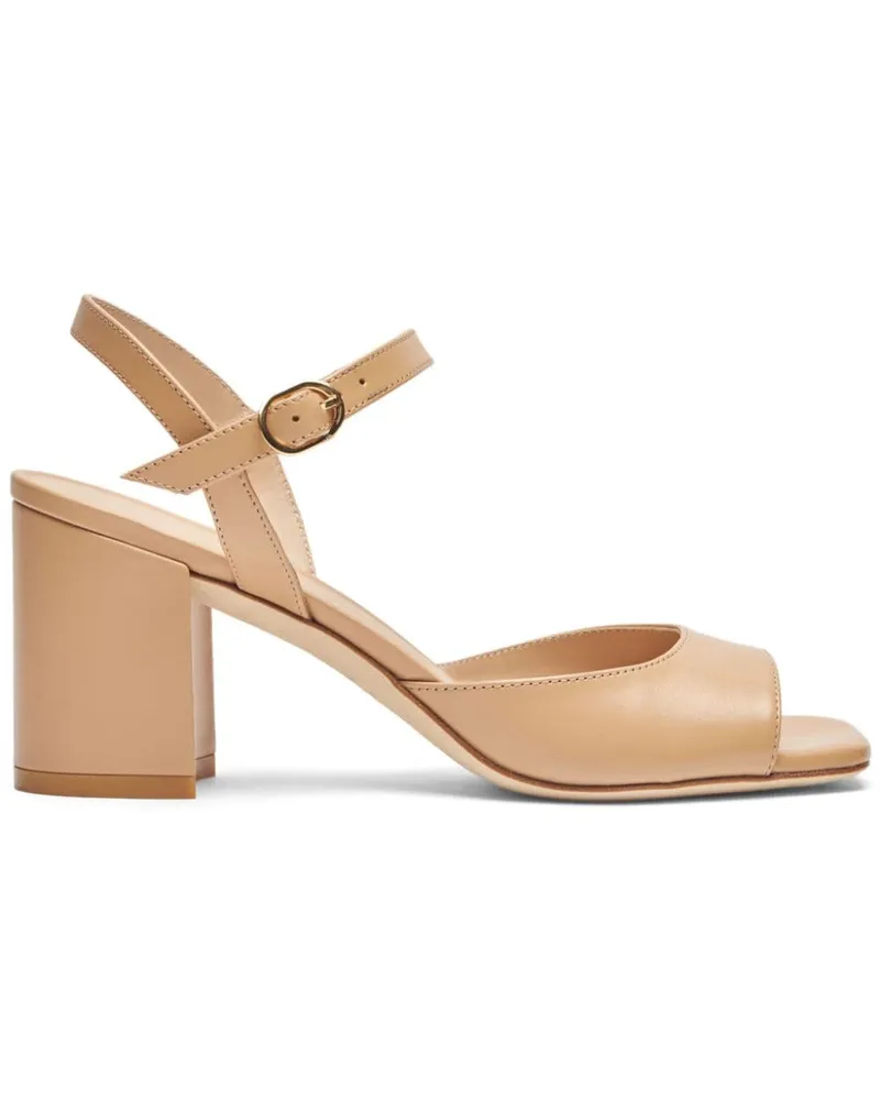 Stuart Weitzman Tia Sandalen 75mm - Nude Nude