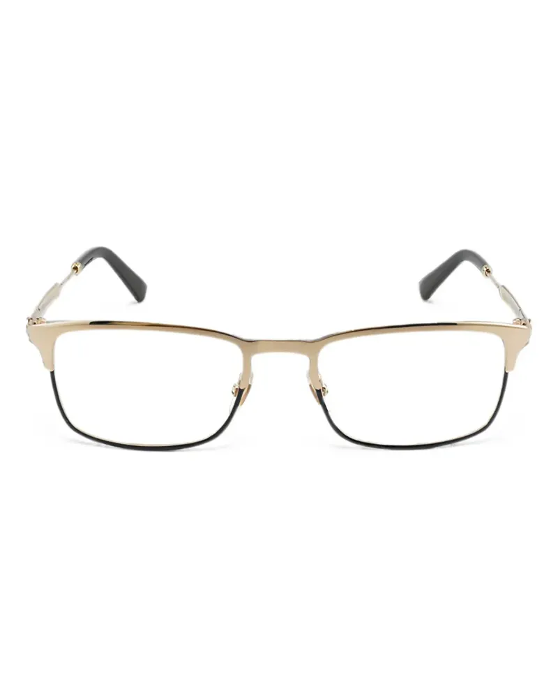 Gucci Brille mit eckigem Gestell - Gold Gold